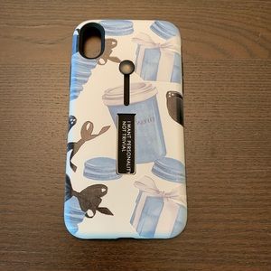 iPhone XR case with kickstand and loop